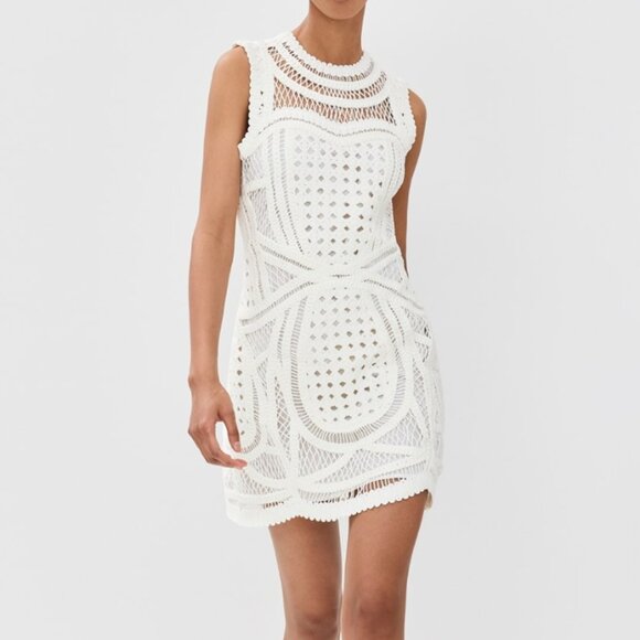 Simkhai Coen Mini Dress - White - Picture 6 of 6